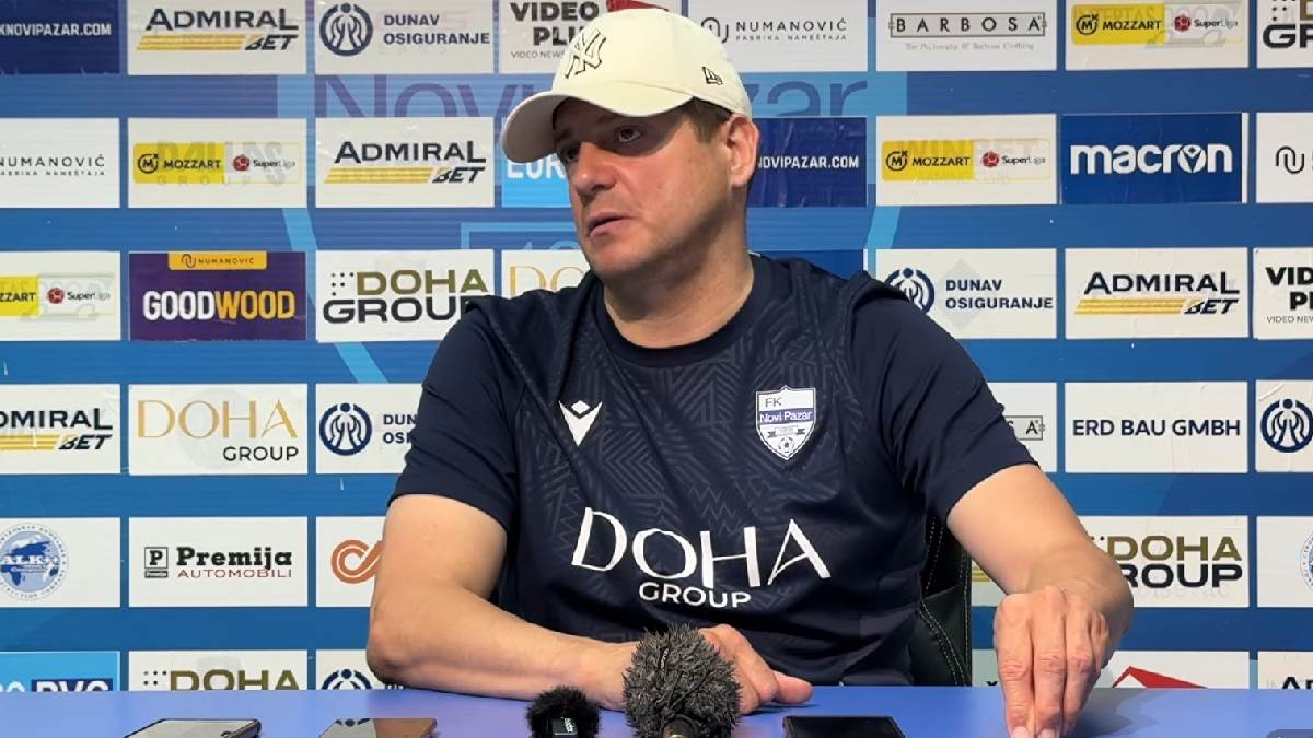  Nenad Lalatović najavio utakmicu Crvene zvezde i Novog Pazara 
