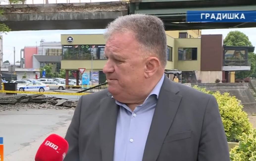  Adžić: Gradiška u kolapsu nakon urušavanja mosta, traži hitno otvaranje novog prelaza 