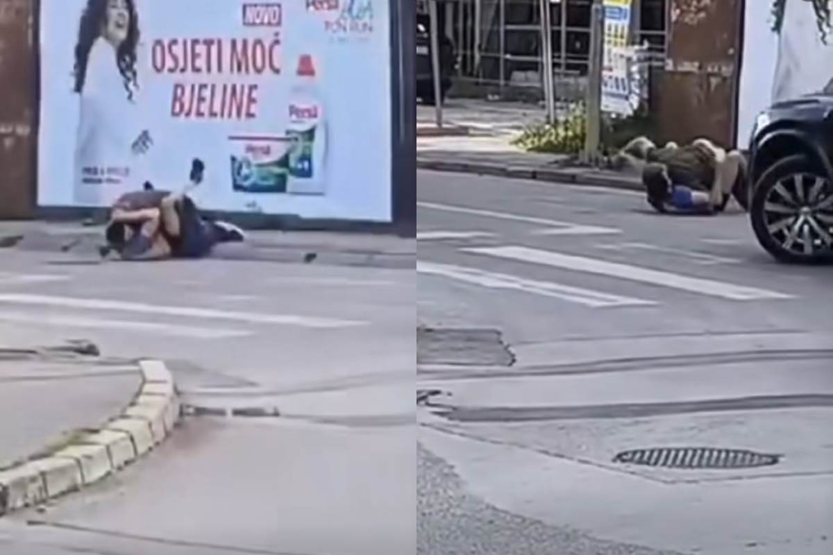  Tuča u centru Banjaluke 