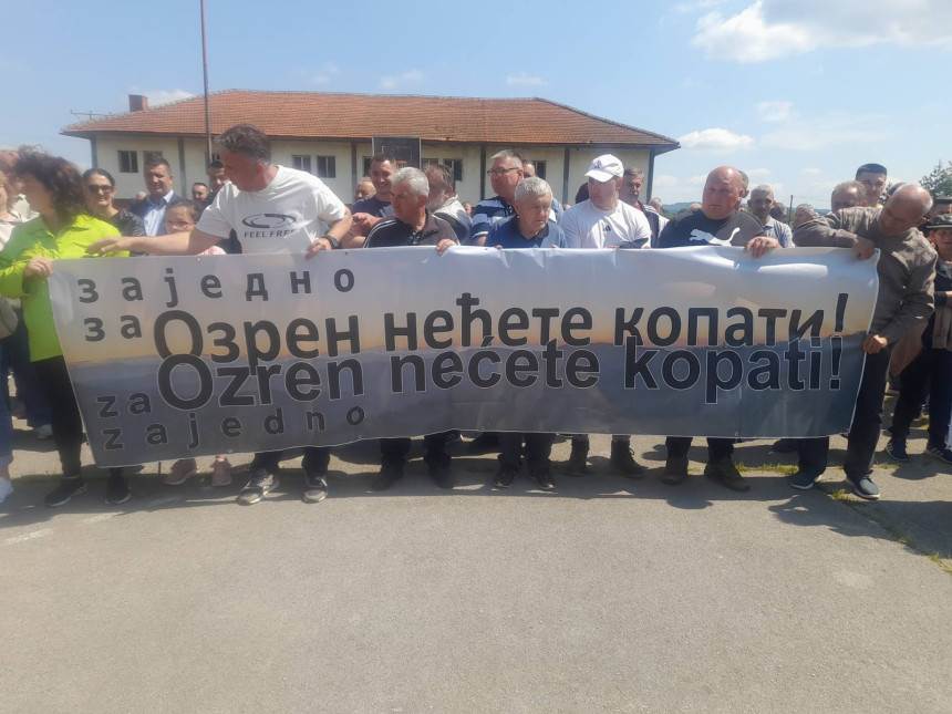  Protest zbog najavljenih geoloških istraživanja na Ozrenu 