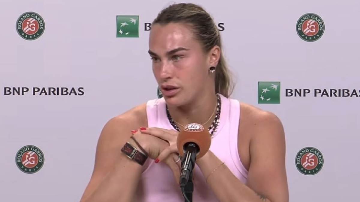 Arina Sabalenka prekinula pres konferenciju 