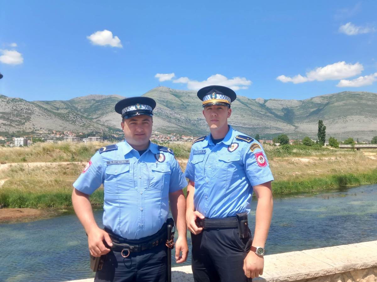 Trebinjski policajci spasili ženu iz Trebišnjice 