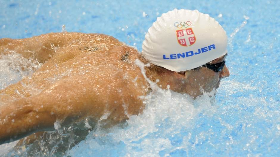  Ivan Lenđer u polufinalu na 50 metara delfin Evropskog prvenstva u plivanju 