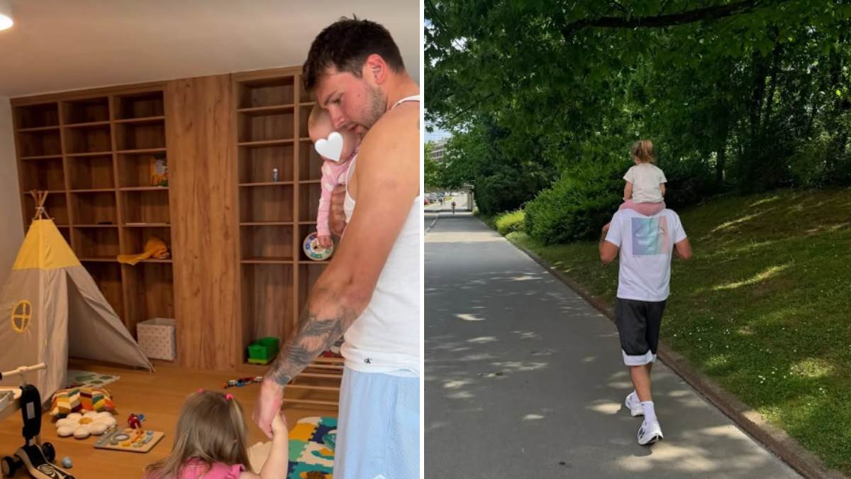  Luka Dončić odmara sa ćerkama 