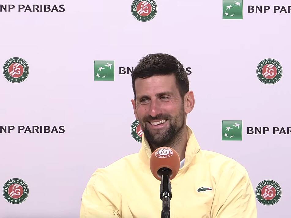  Novak Đoković poslije pobjede protiv Rojea 