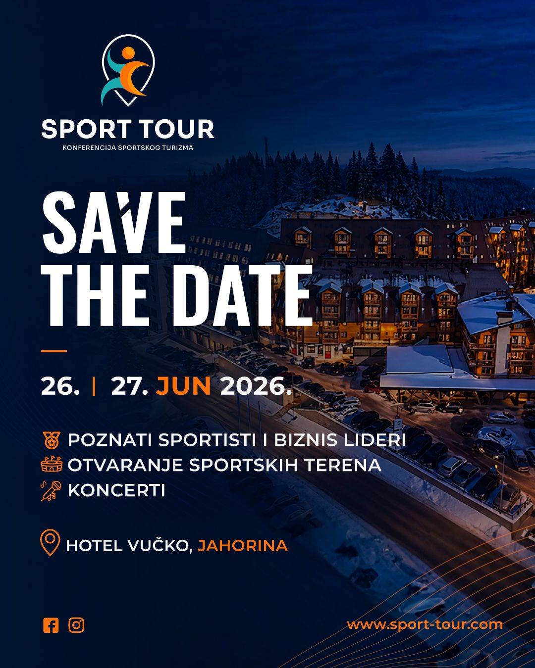  Sport Tour 2026 na Jahorini 