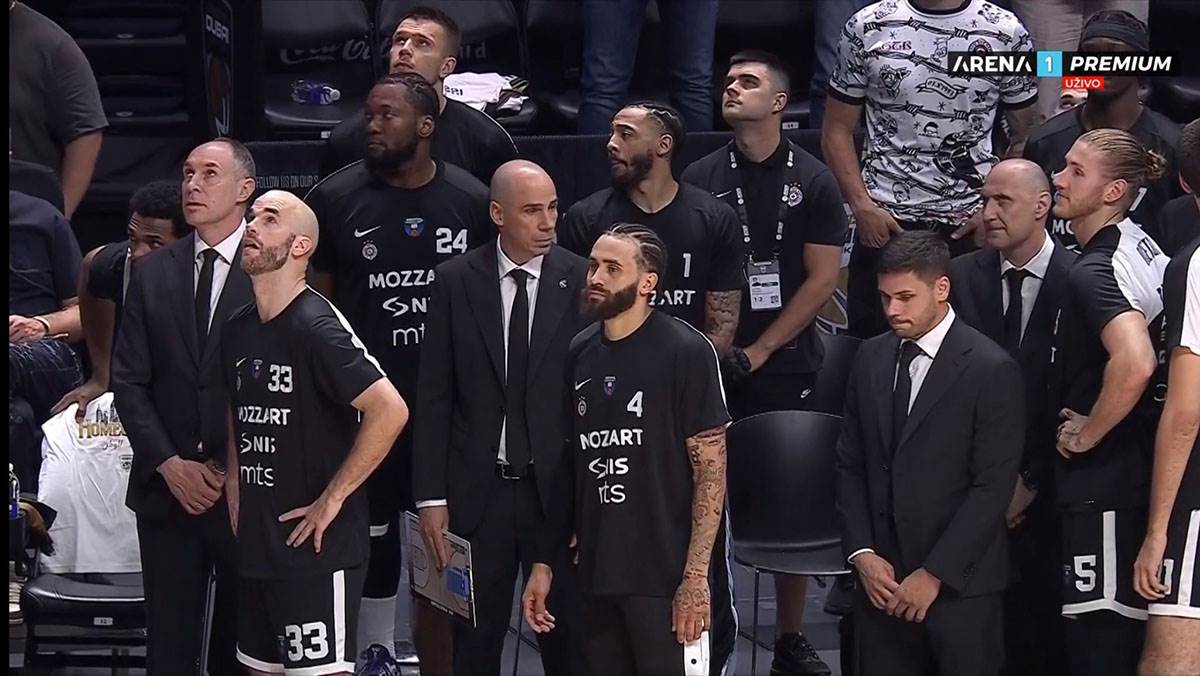  Minut ćutanja za Edina Avdića na utakmici Dubai - Partizan 