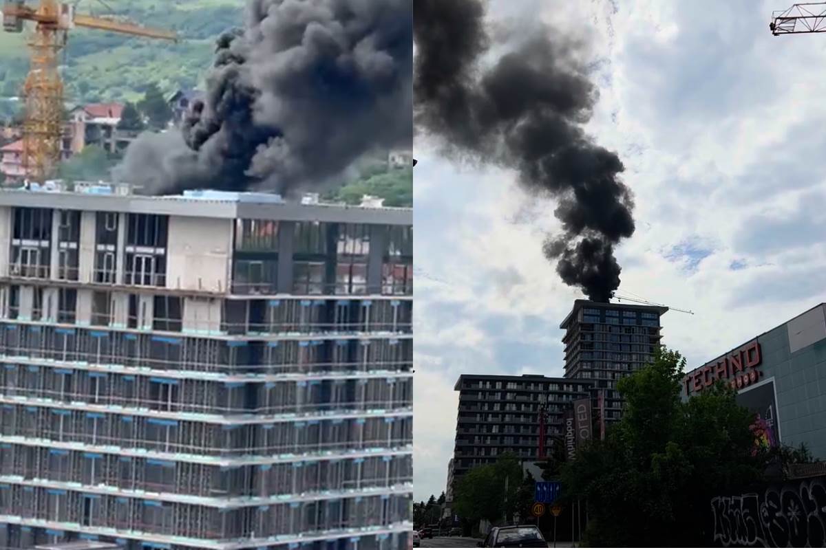 požar na zgradi u Sarajevu 