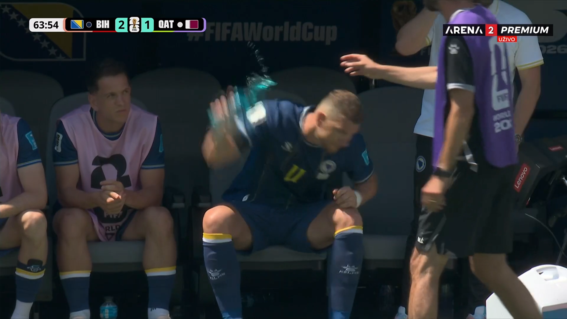  Edin Džeko burna reakcija nakon izmjene 