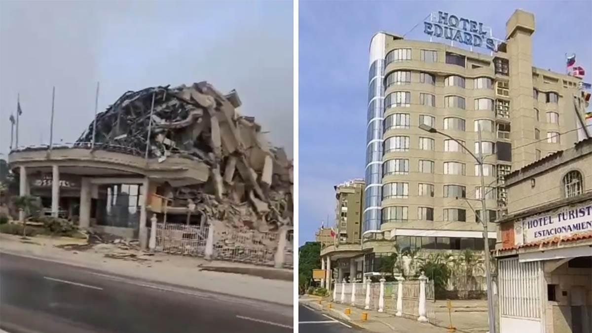  Zemljotres u Venecueli srušio luksuzni hotel 