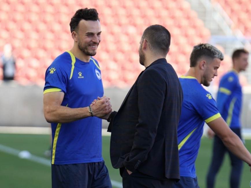  Trening BiH pred SAD, izjave Armin Gigović Denis Hadžikadunić 