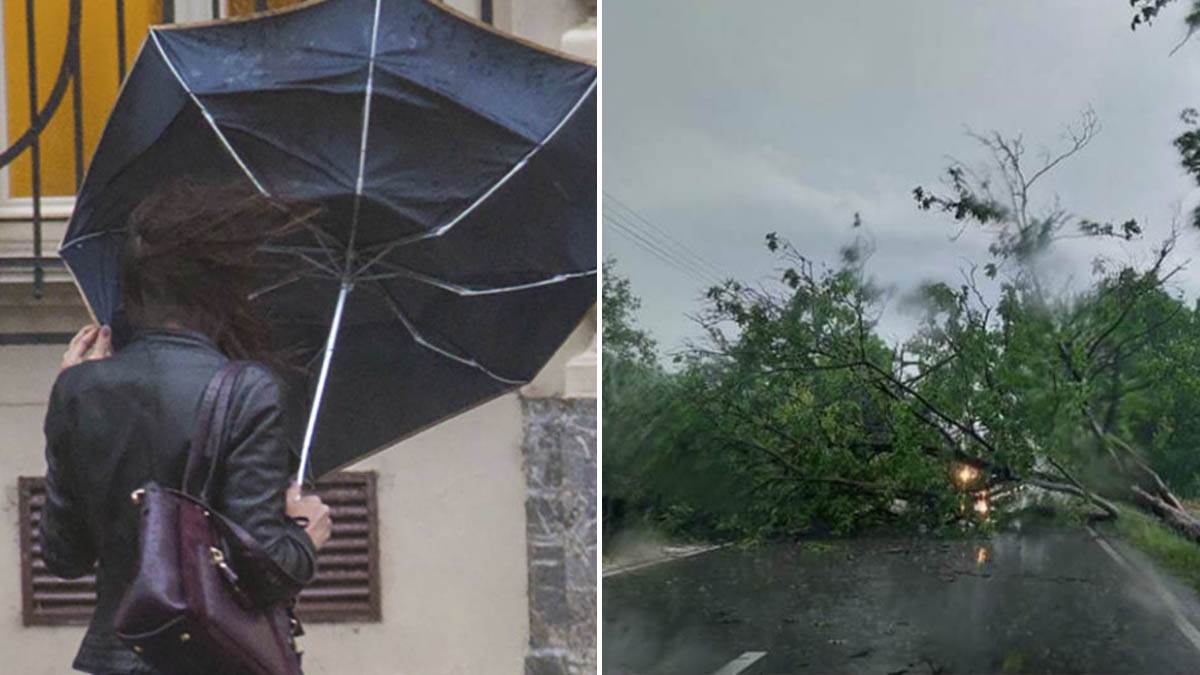  Makedonac čamcem kroz skoplje nakon kiše 