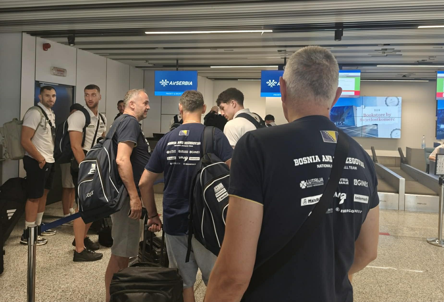  Košarkaši BiH otputovali na utakmicu sa Srbijom 