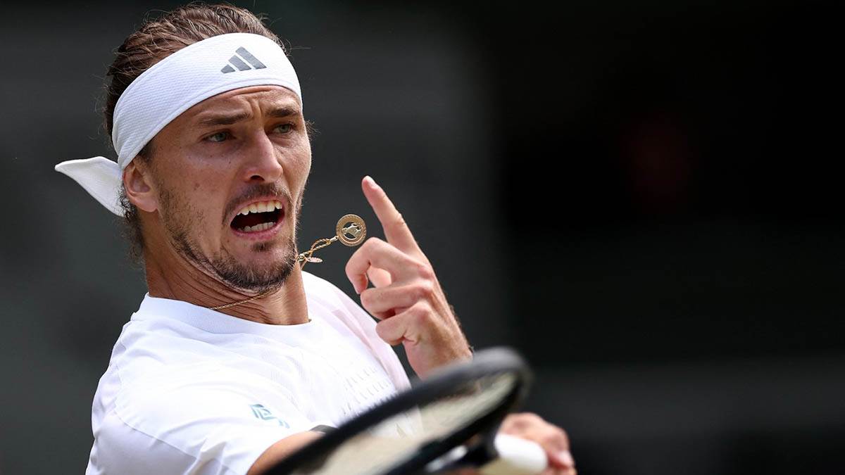  Saša Zverev u finalu Vimbldona 
