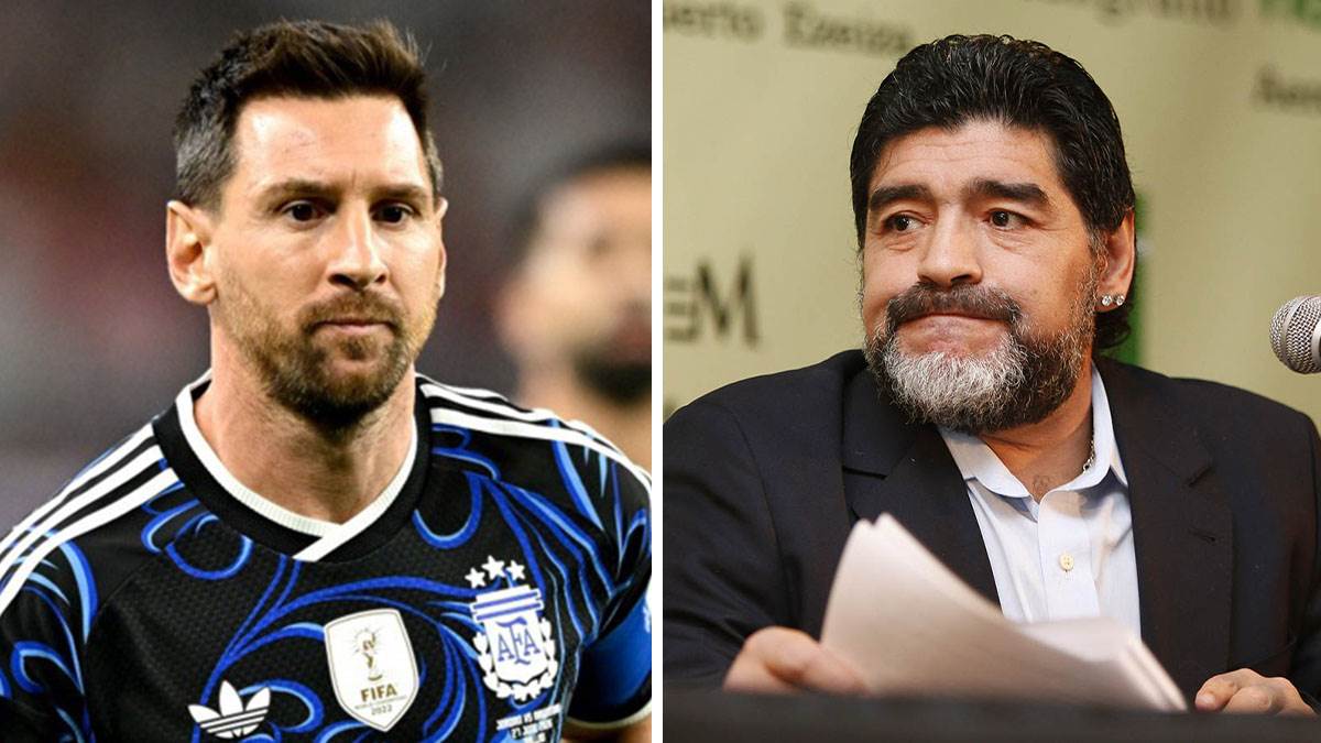  Argentina igra u plavim dresovima protiv ENgleske zbog Maradone 