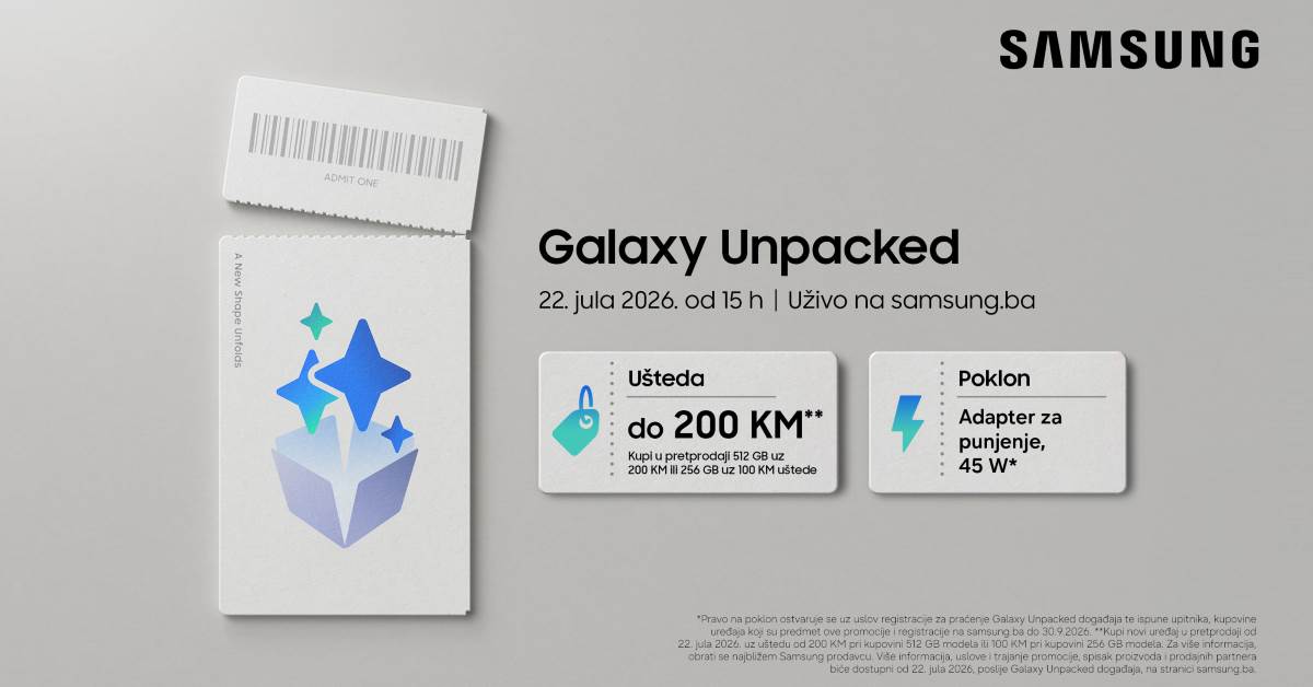  Odbrojavanje je počelo: Pripremite se za novi Galaxy Unpacked 