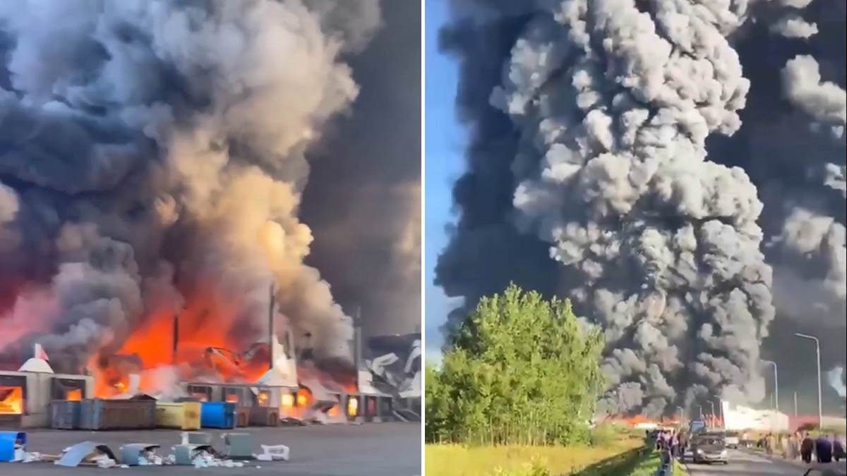  Veliki napad dronovima kod Moskve, požari na više lokacija 
