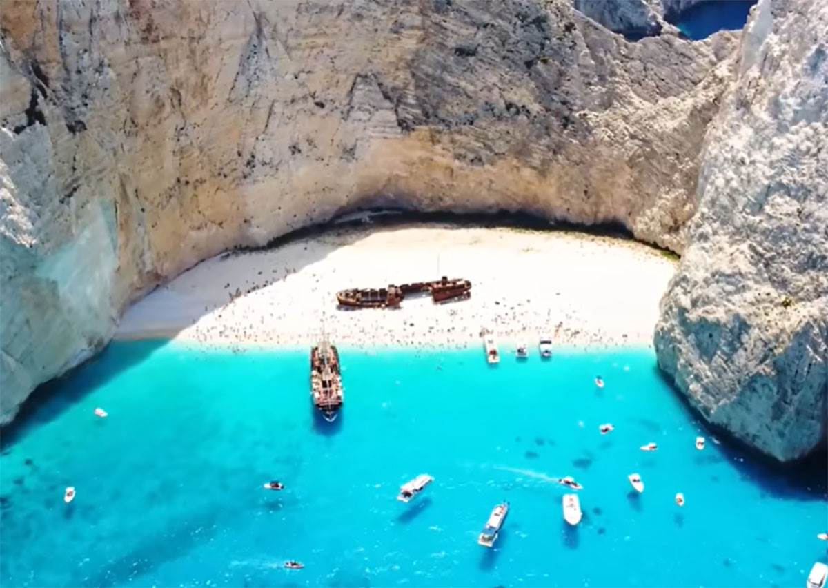  Plaža Navagio na Zakintosu zatvorena za turiste 