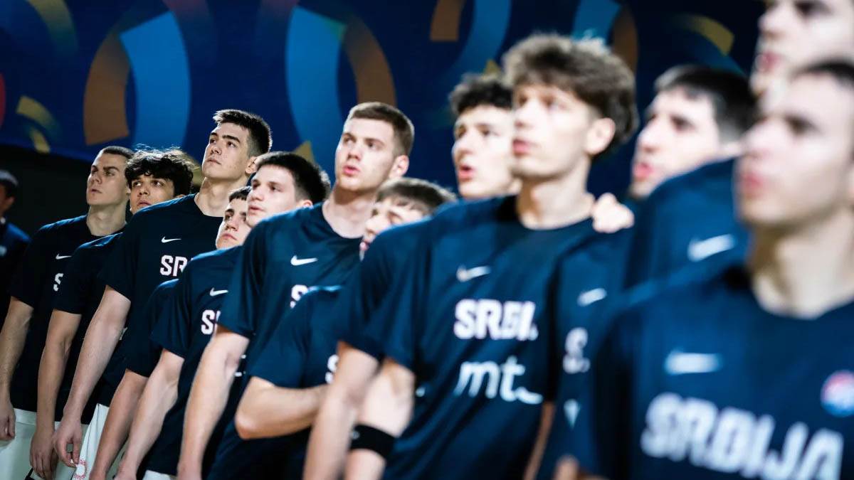  Košarkaši Srbije do 20 godina osvojili srebro na Eurobasketu 