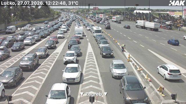  Gužve ka hrvatskom primorju: Kilometarske kolone na autoputu A1 i Krčkom mostu 