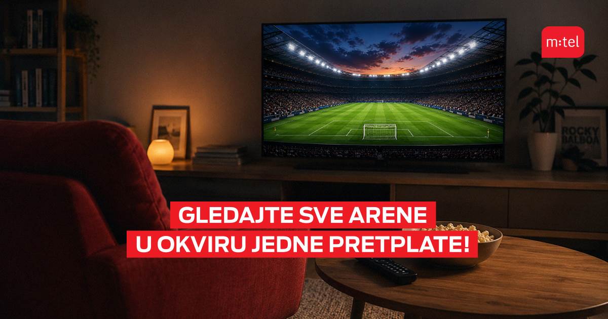  Sve Arene na jednom mjestu, uz jednu m:tel pretplatu 