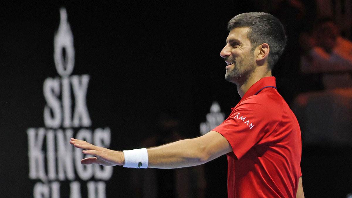 Novak Đoković igra na egzibiciji u Saudijskoj Arabiji 