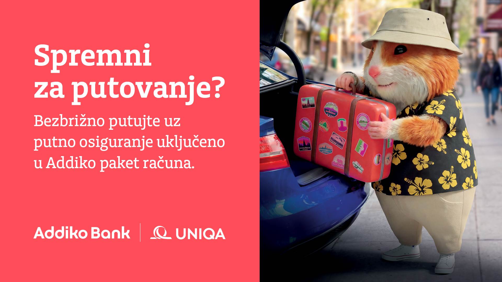  Putno zdravstveno osiguranje u Adiko banci 