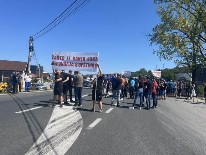  Banjaluka: Protest mještana tri naselja zbog regionalne deponije 