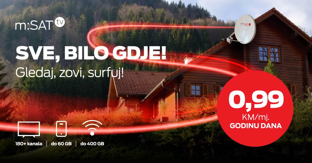  m:SAT – bilo gdje u BiH 