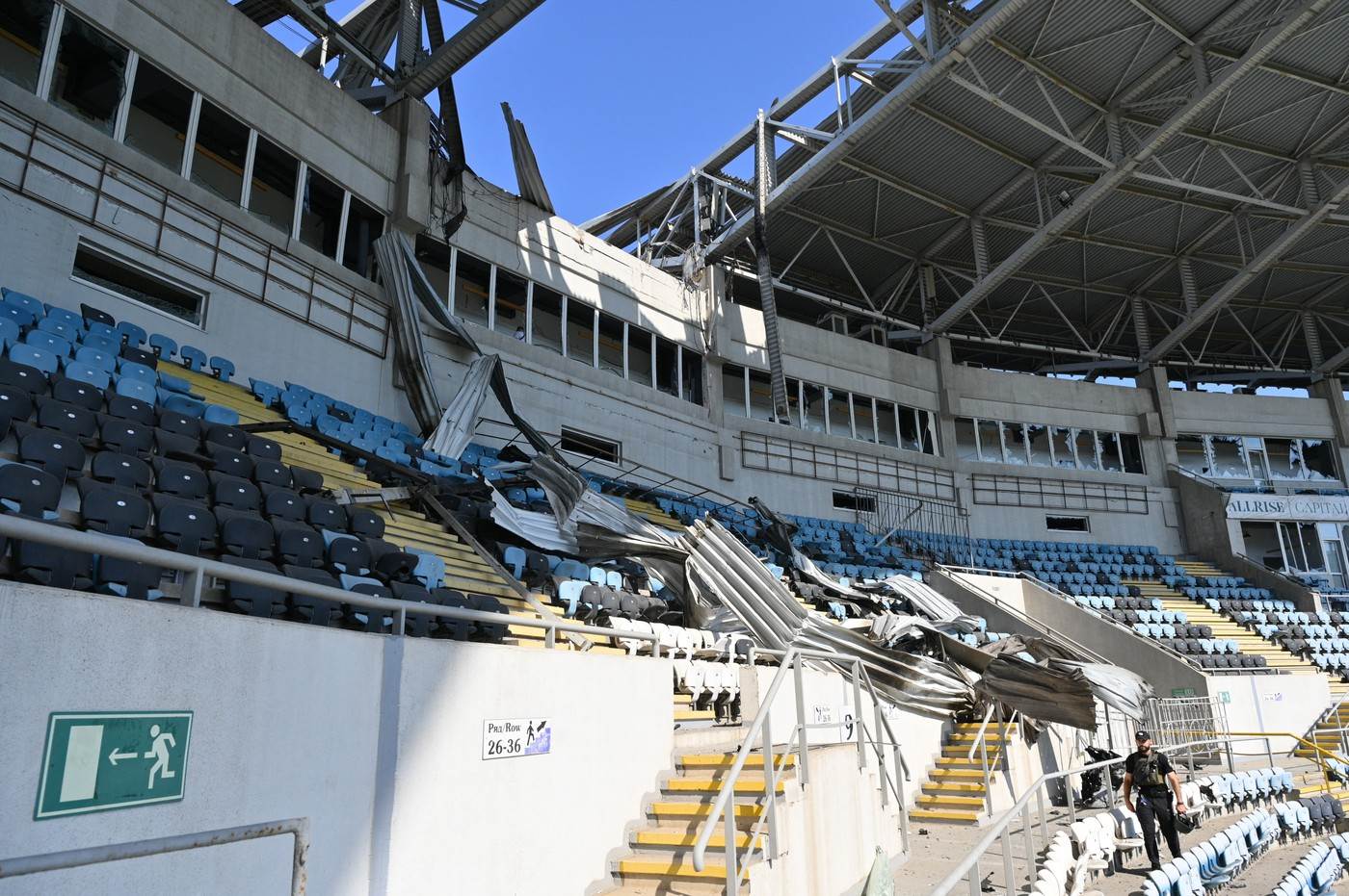  Granatiran stadion u Ukrajini  