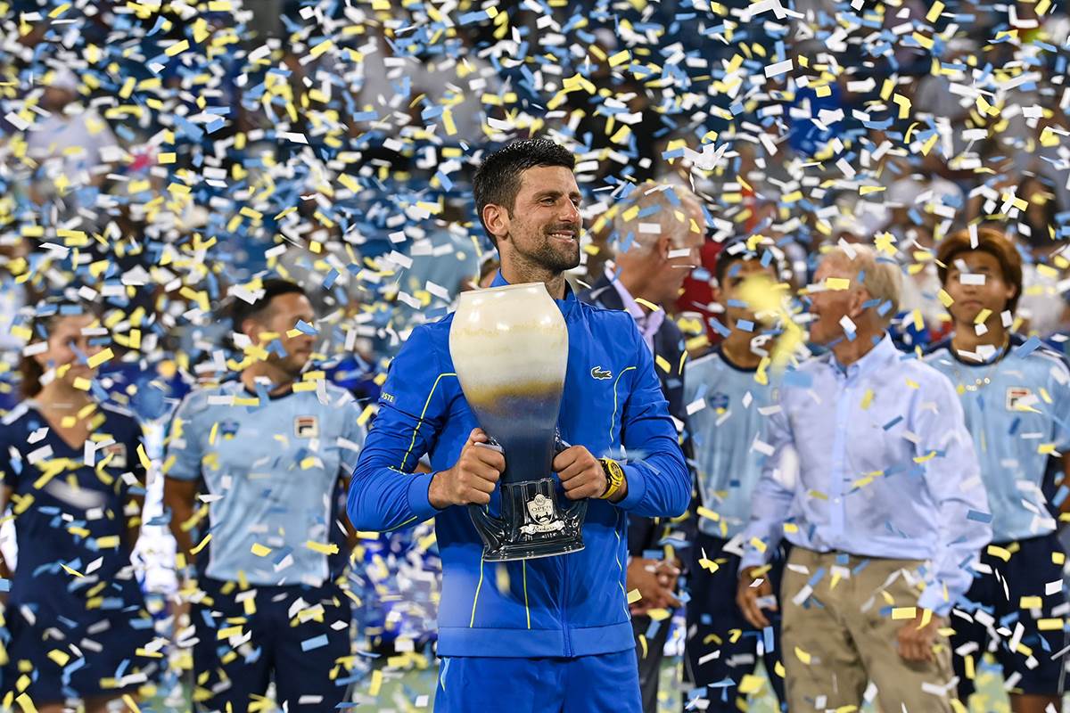  Novak djokovic jedini smije da igra sinsinati 