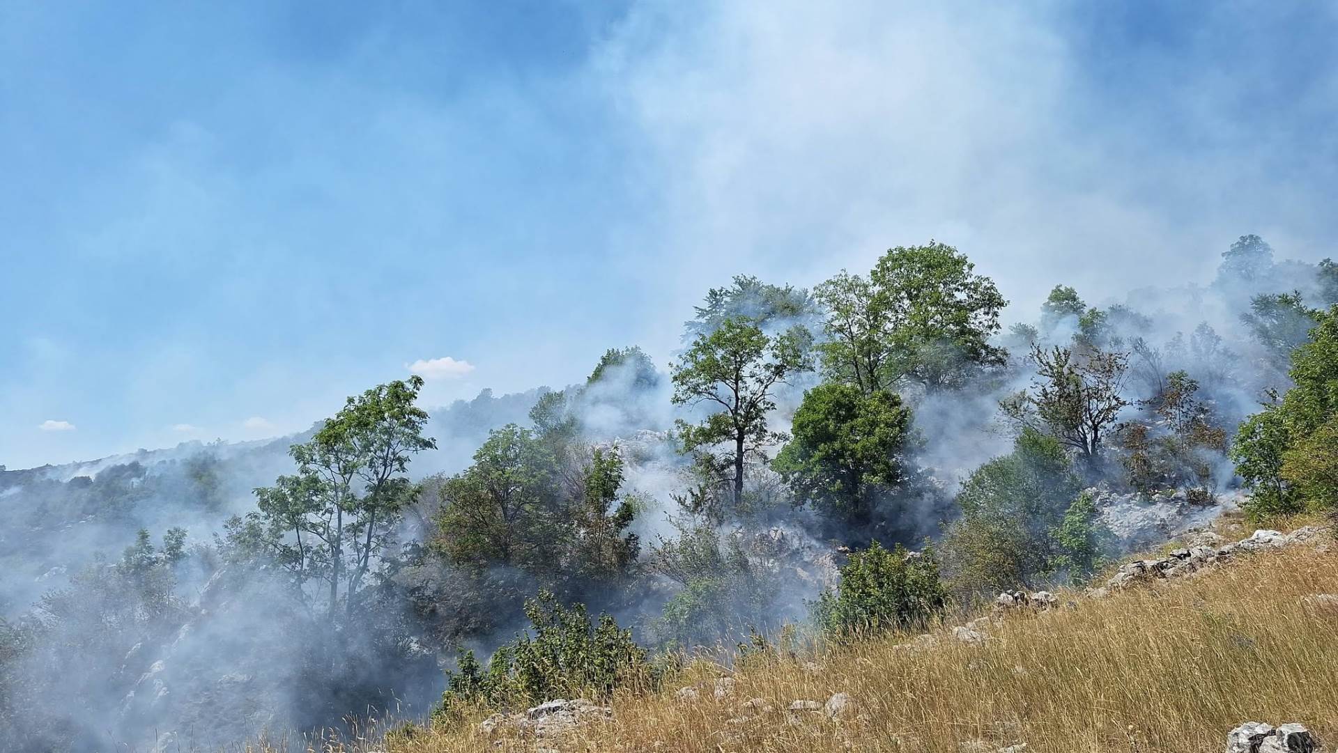  Situacija u Gacku stabilna, ali je požarna linija i dalje velika 