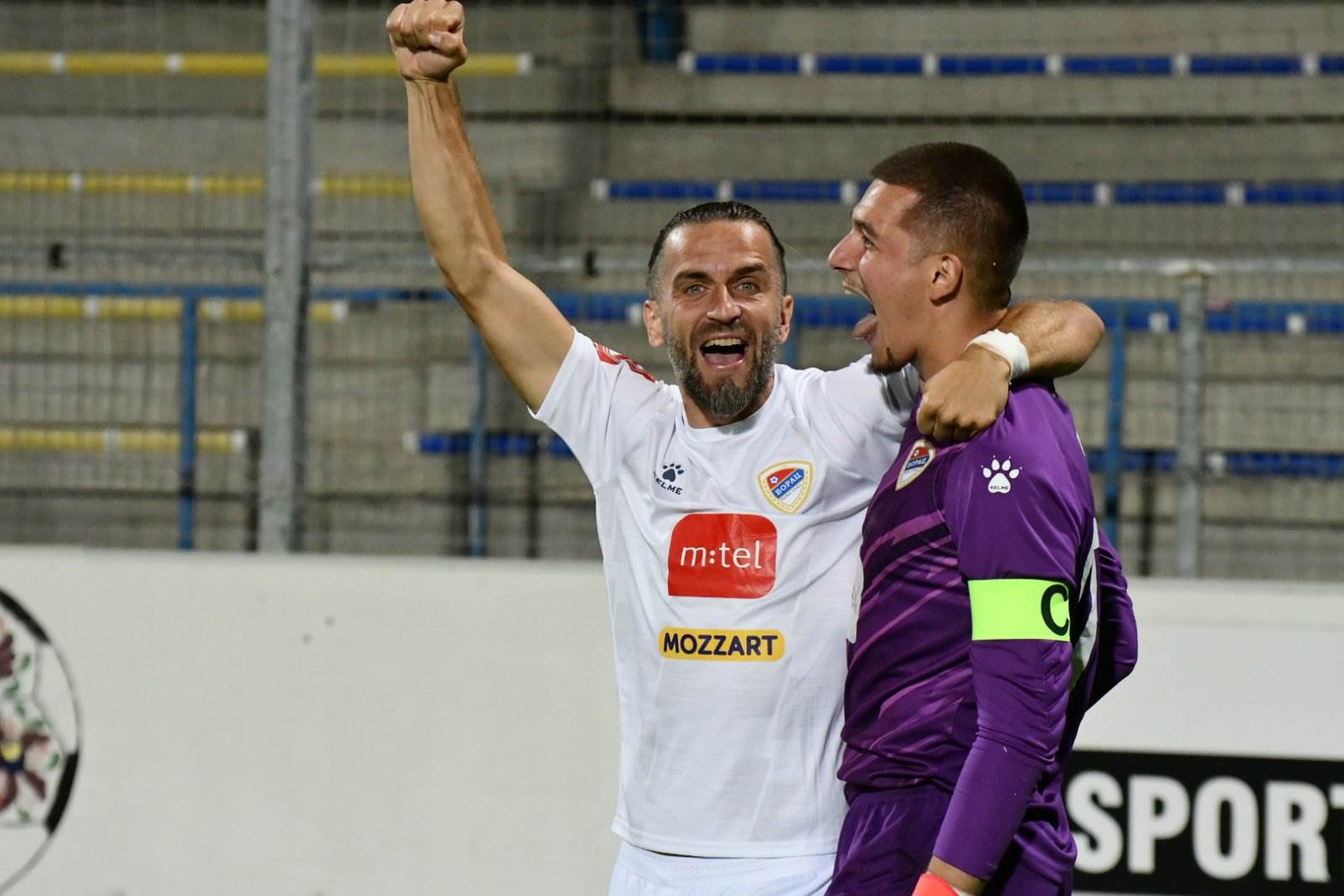  Mladen Jurkas poslije penala i pobjede Borca nad Vitebskom  