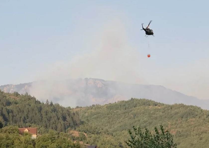  Vatrena prijetnja kod Konjica: Vatra se širi od Džepske planine 