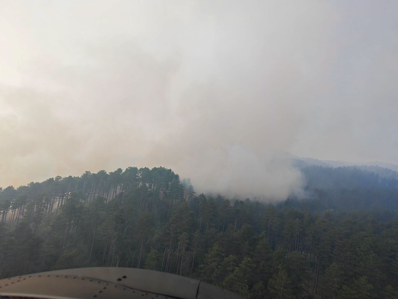  Požar kod Bihaća i dalje gori: Helikopter OS BiH pomaže u gašenju na Plješevici 