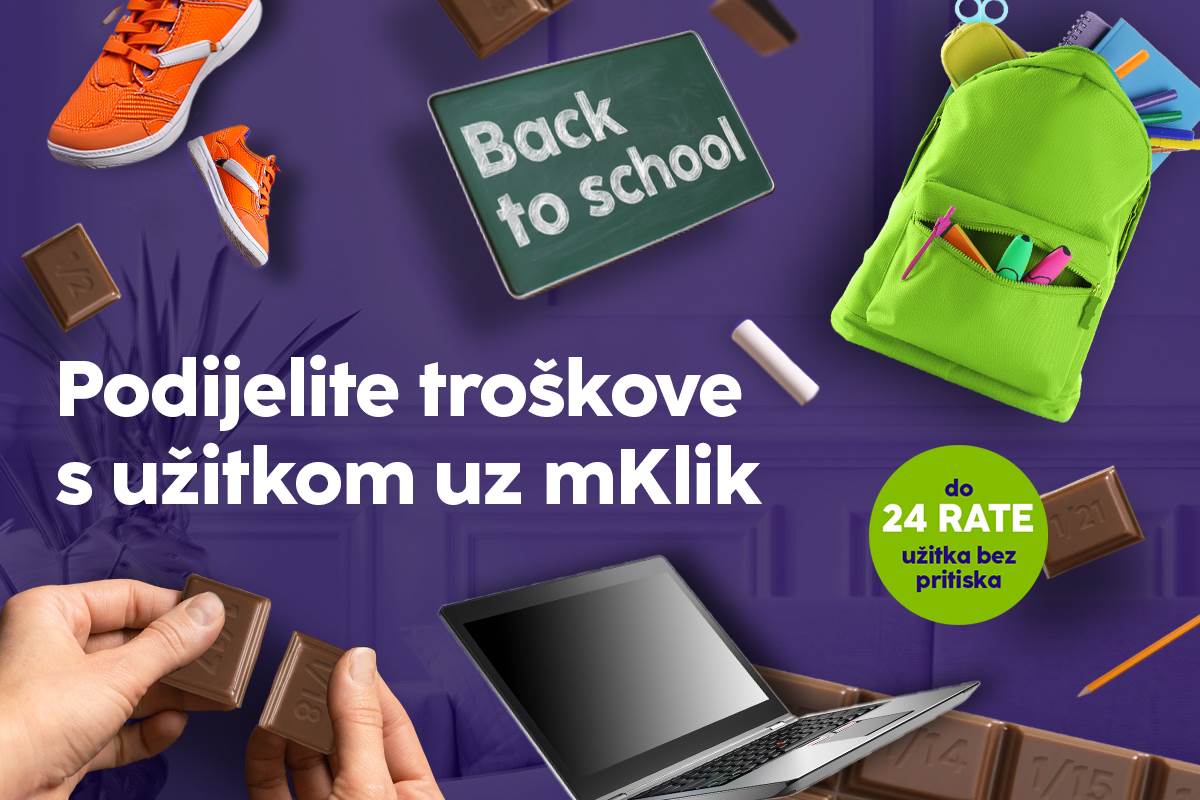  NLB mKlik podjela na rate olakšava pripreme za novu školsku godinu 