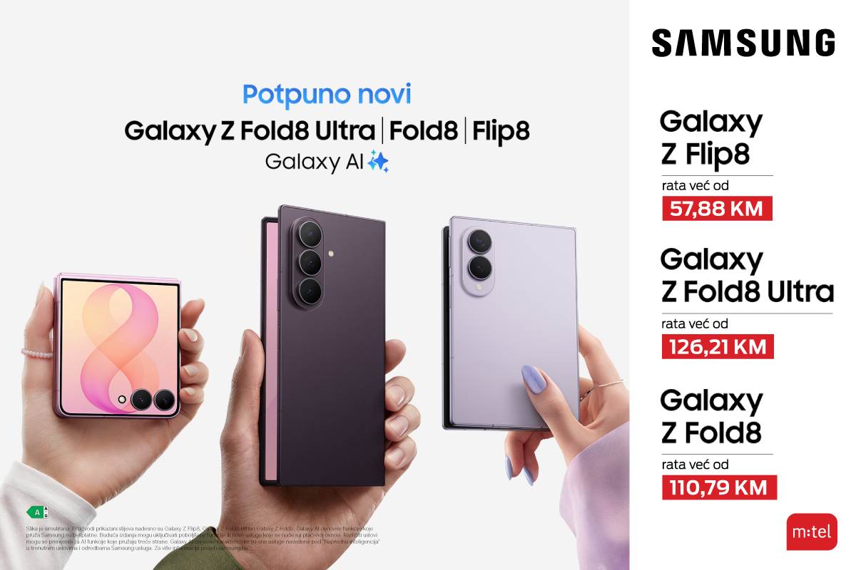  Samsung Galaxy Z telefoni u ponudi m:tel-a 