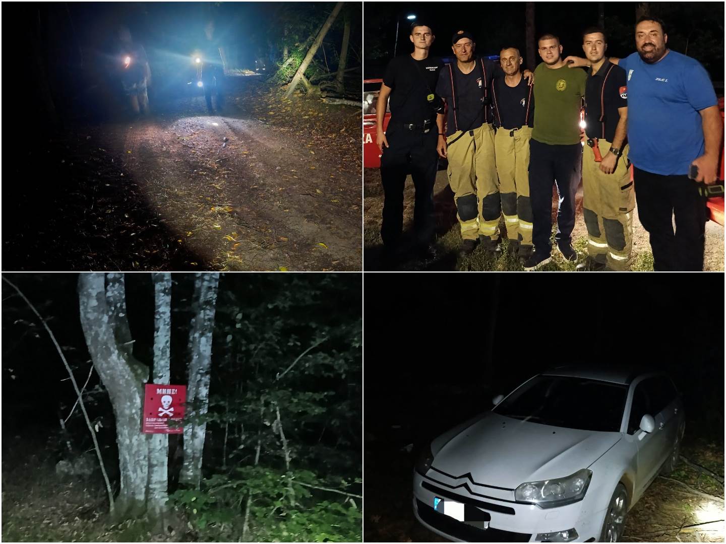  Srećan kraj noćne potrage: Prijedorski i sanski vatrogasci spasili dvoje mladih Poljaka 