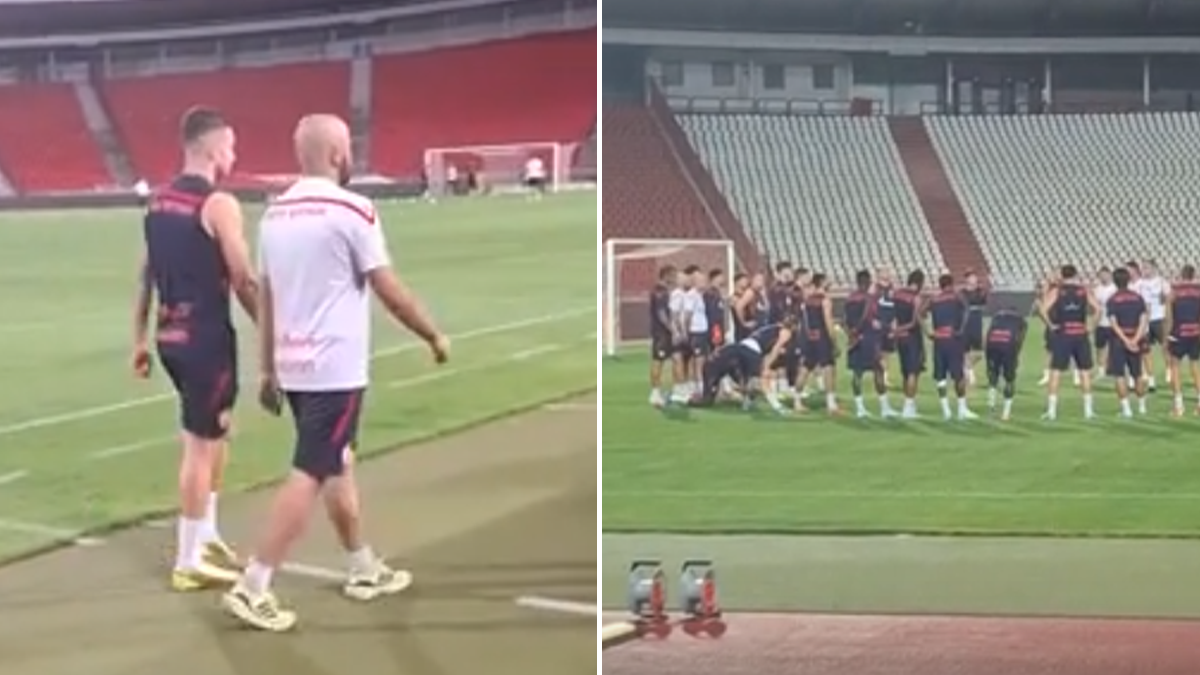  Bruno Duarte nije trenirao sa igračima Zvezde pred Viktoriju Plzenj 