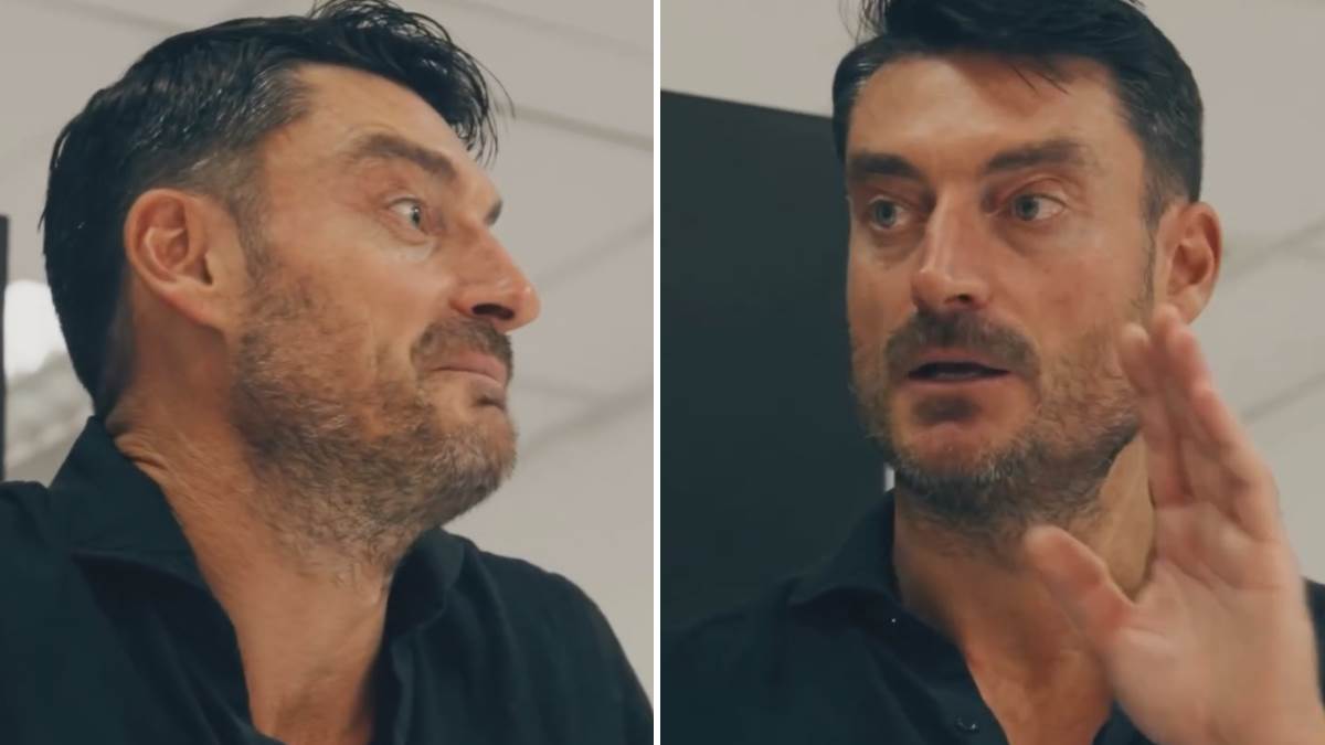  albert rijera govor igracima crvene zvezde u svlacionici 