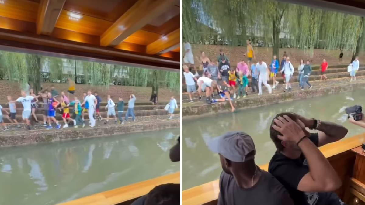  Dječak uskočio u rijeku zbog dresa Lejkersa 