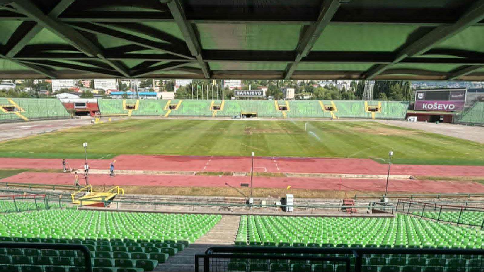  Inspekcija UEFA dolazi u Sarajevo zbog uništenog terena stadiona Koševo 