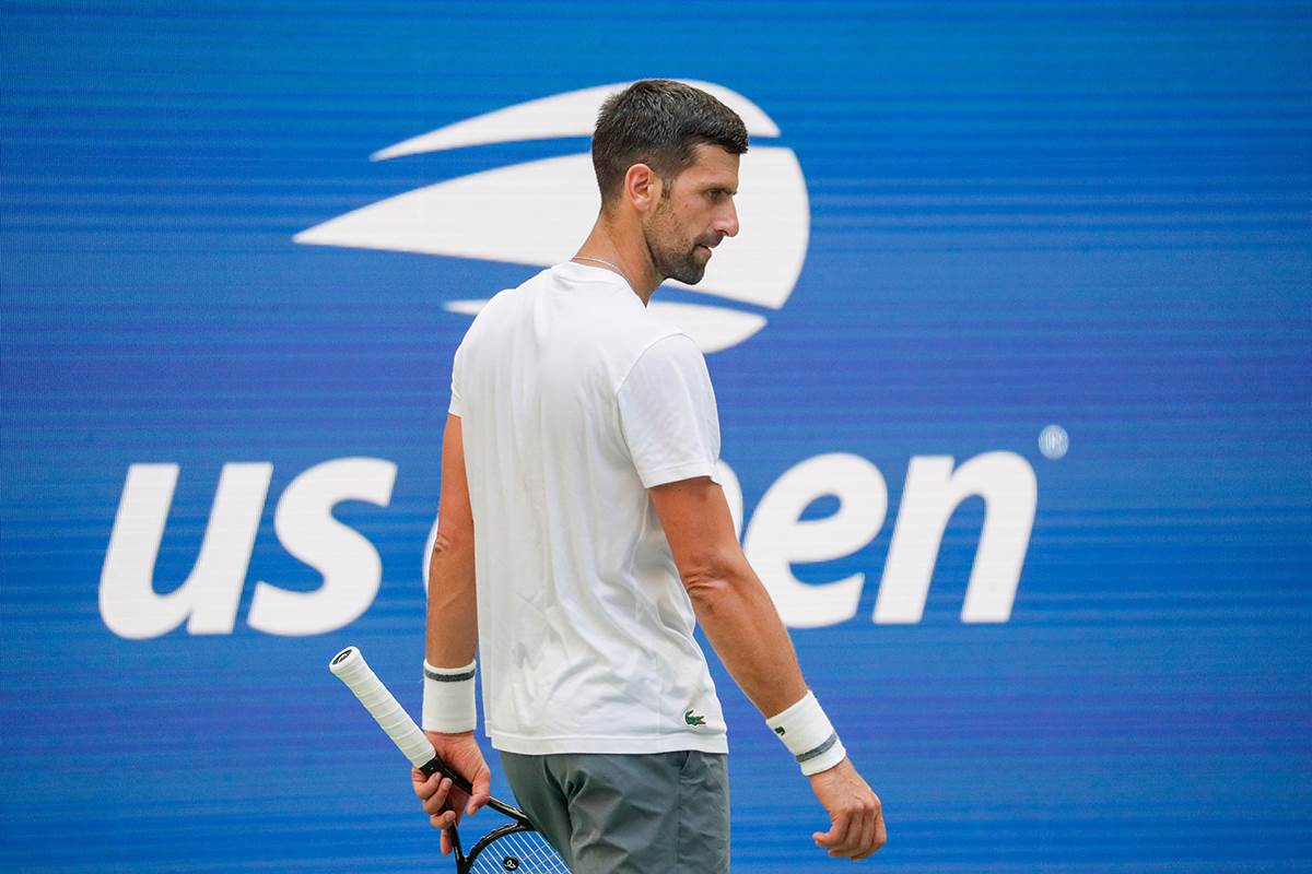  Novak Đoković prekinuto trening na US openu 