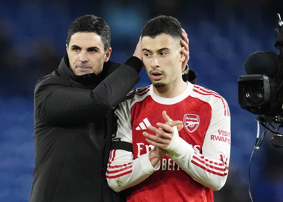  Mikel Arteta sklonio Gabrijela Martinelija iz Arsenala 