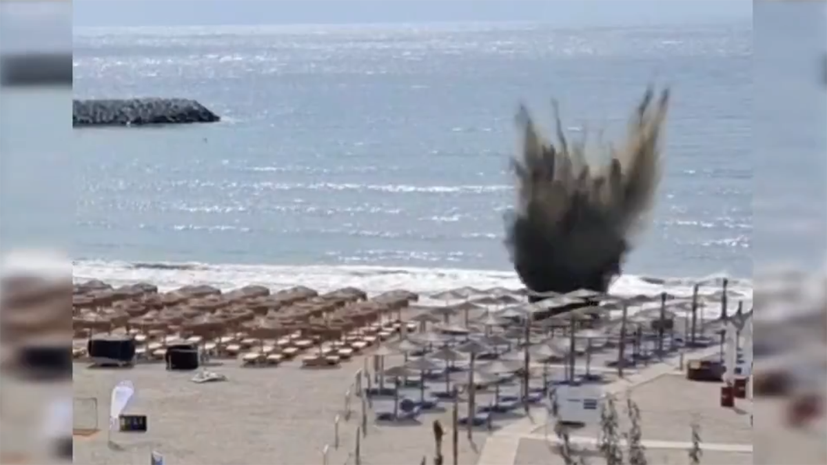  Kontrolisana detonacija drona na plaži u Rumuniji 