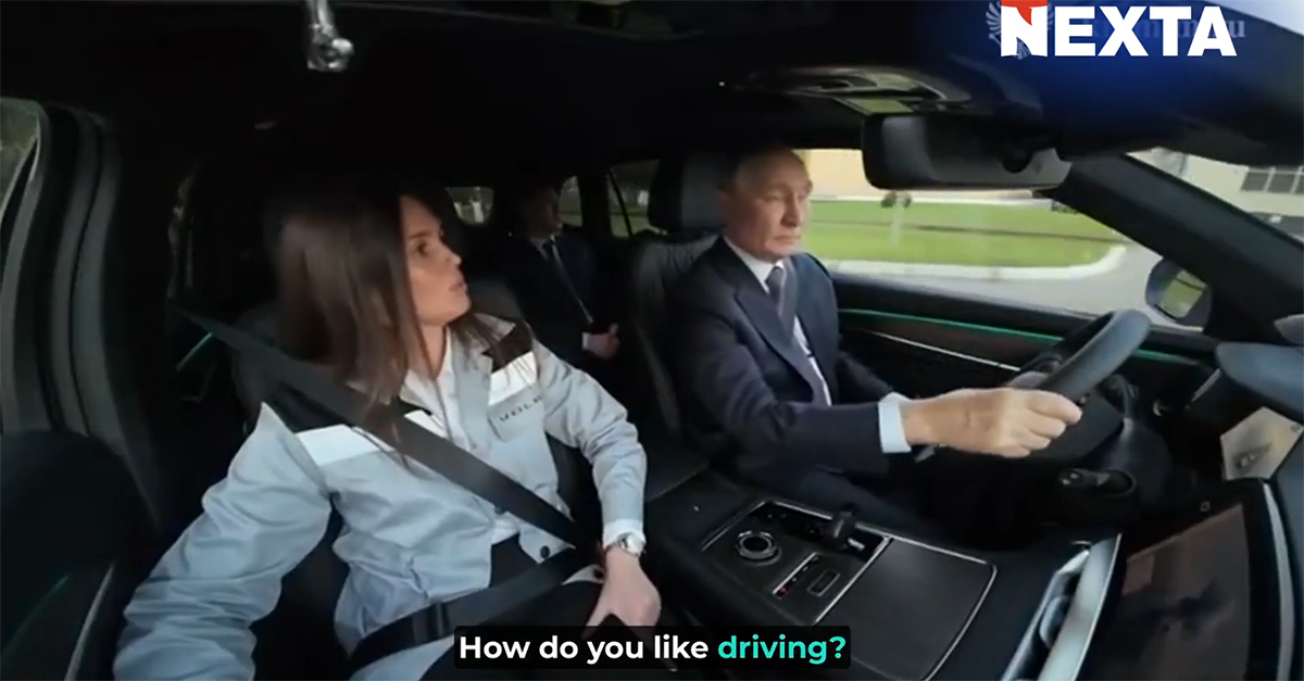  Putin provozao novi ruski automobil 