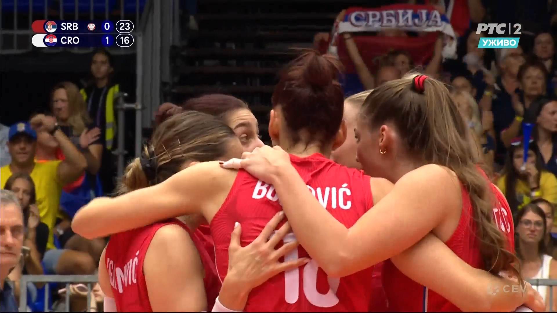  Odbojkašice Srbije u četvrtfinalu Evropskog prvenstva  