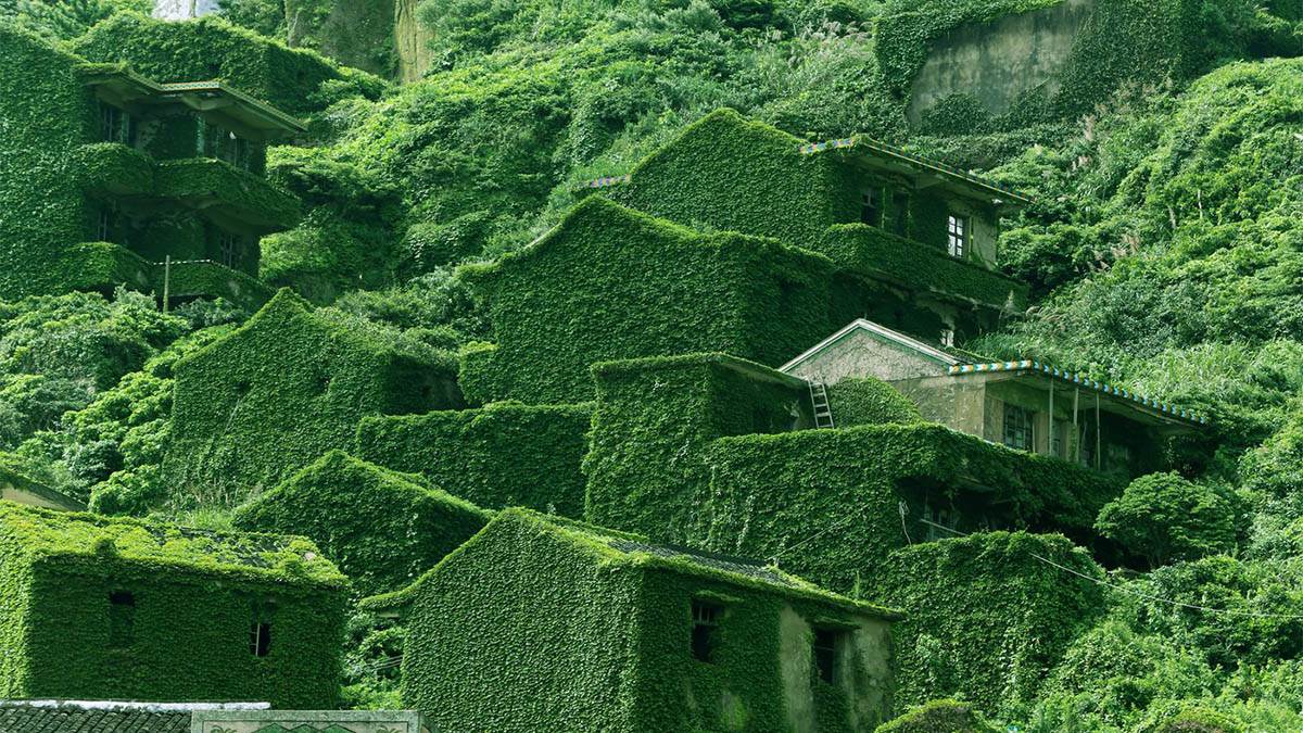  Napušteno selo Houtouvan: Priroda u potpunosti "progutala" kinesko naselje 