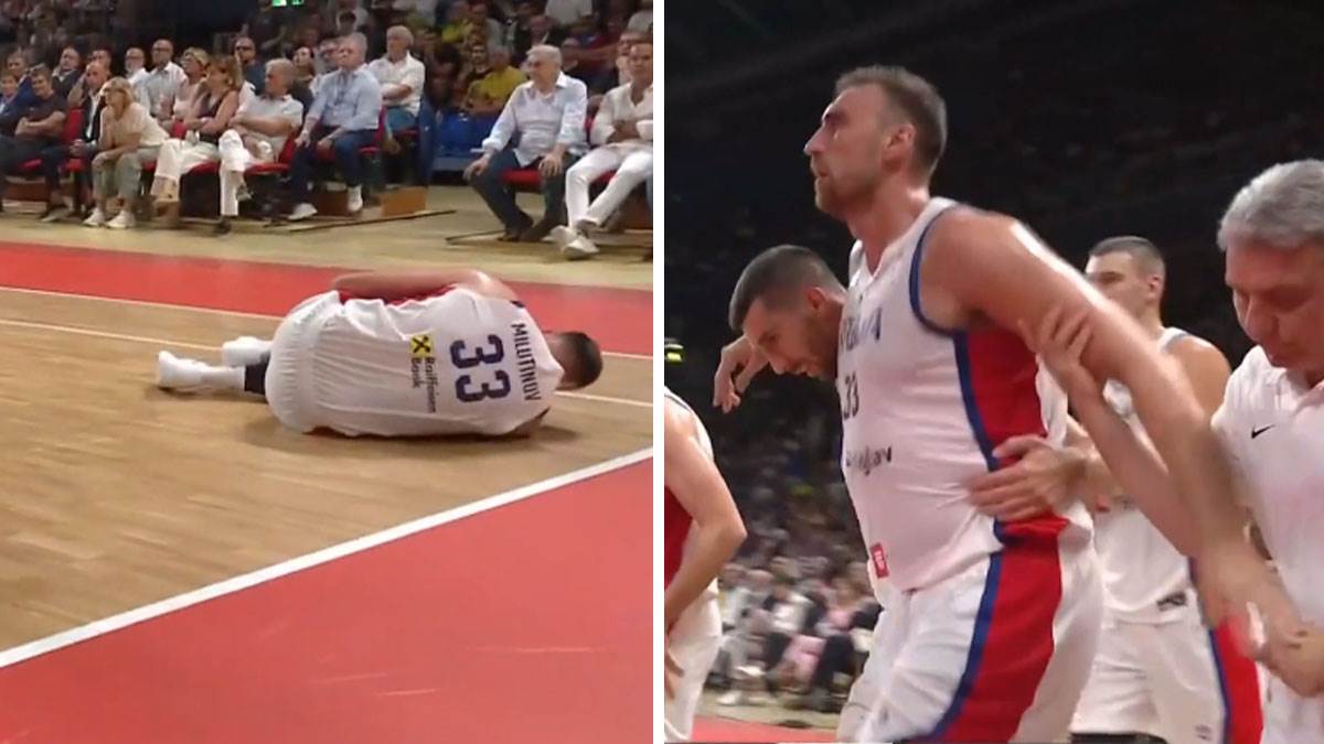  Povreda Nikole Milutnova na meču Italija - Srbija 