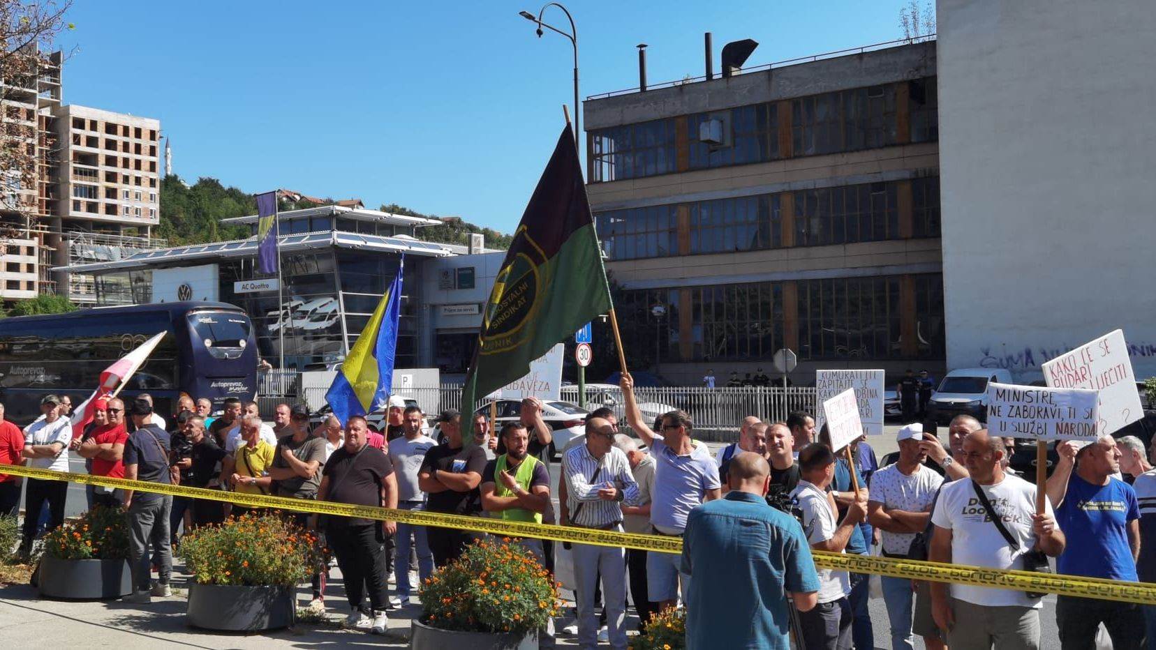  Protest rudara u Sarajevu 